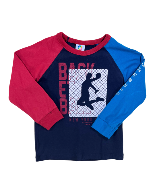Camiseta Bebê Colorida Basketball - Alenice