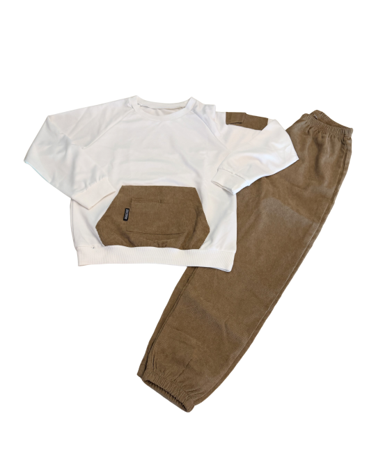Conjunto Menino Meia Estação com Bolso Canguru - Albarella