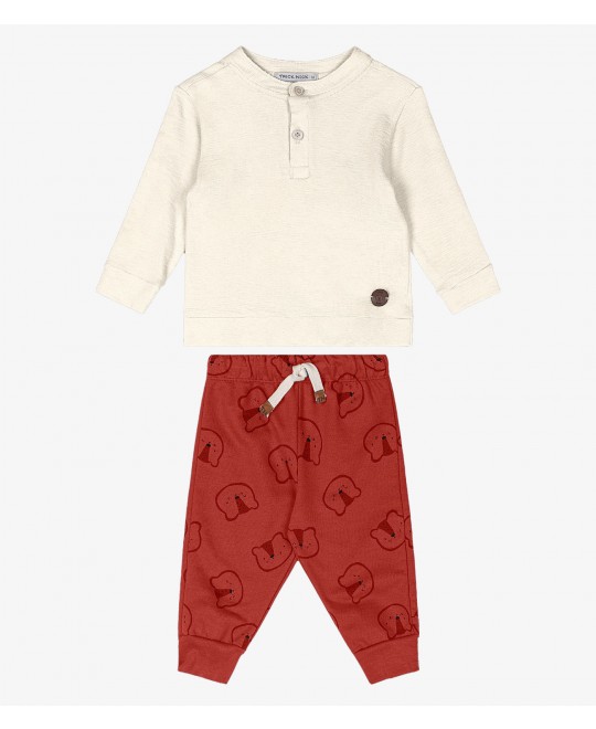 Conjunto Bebê Menino Calça Bichinhos - Trick Nick