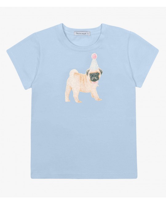 Blusa Manga Curta Bebê Pug - Trick Nick