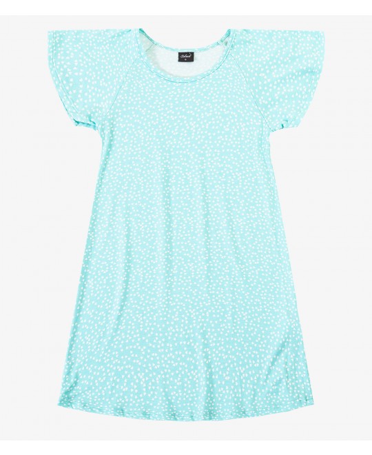 Vestido Infantil em Viscose Corações - Select