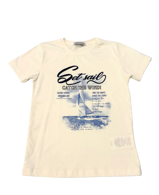 Camiseta Infantil Masculina Get Sail - Trick Nick