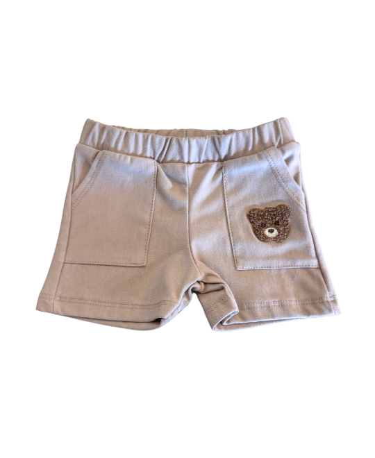 Shorts Bebê Menino Bolso com Urso - trick nick