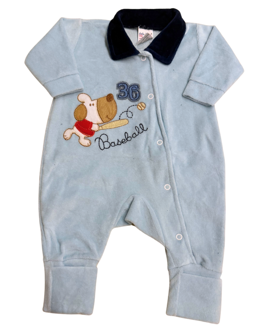 Macacão Bebê Baseball em Plush Celui