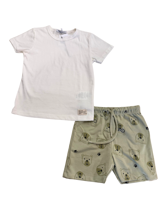 Conjunto Bebê Primeiros Passos Estampa de Ursinho - Trick Nick