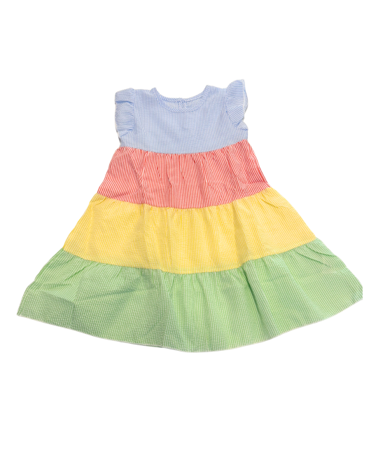 Vestido Infantil 3 Marias Colorido em Anarruga - Albarella