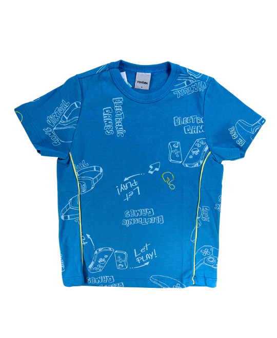Camiseta Infantil Masculina Videogame - Rovitex