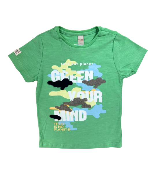 Camiseta Infantil Save Our Planet -Trick Nick