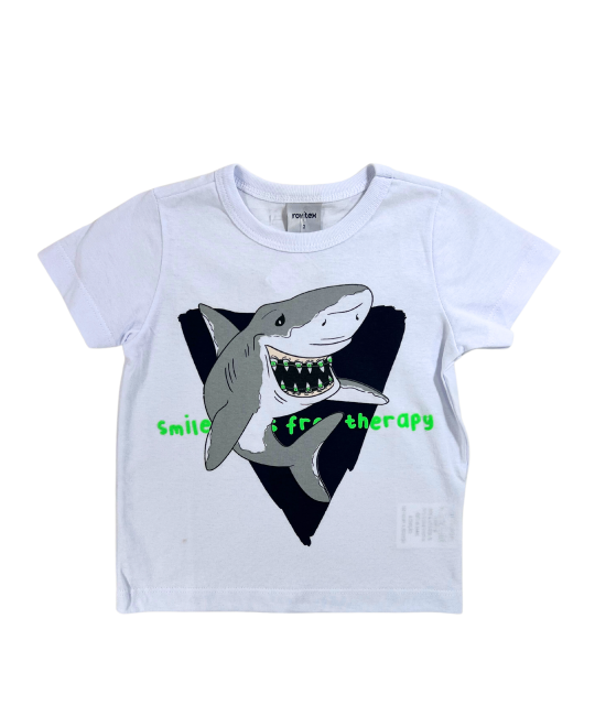 Camiseta Infantil Masculina Tubarão- Rovitex