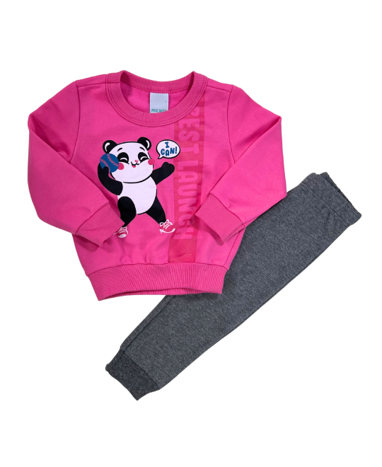 Conjunto Infantil Feminino I can! - Malwee