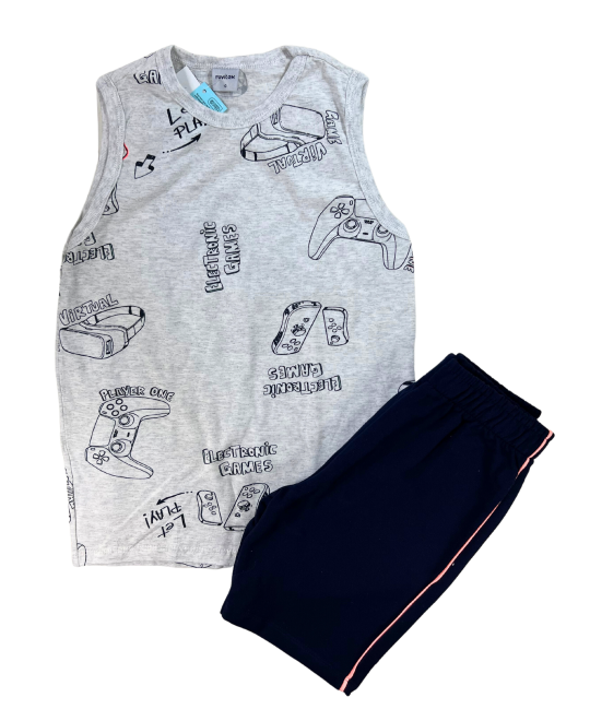 Conjunto Infantil Regata Electronic Games - Rovitex