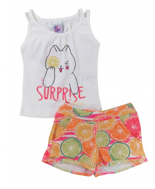 Conjunto Infantil Menina Verão Surprise - Big Day