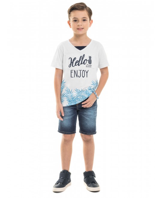 Camiseta infantil  Enjoy - Minore
