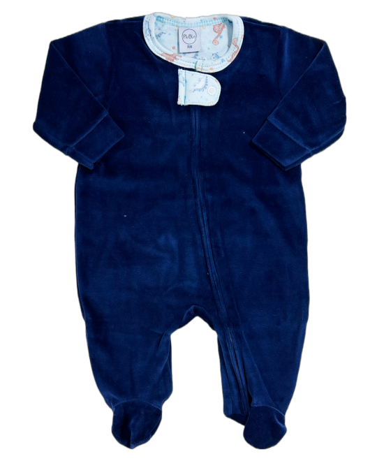 Macacão Bebê Plush Zíper - Piu Blu