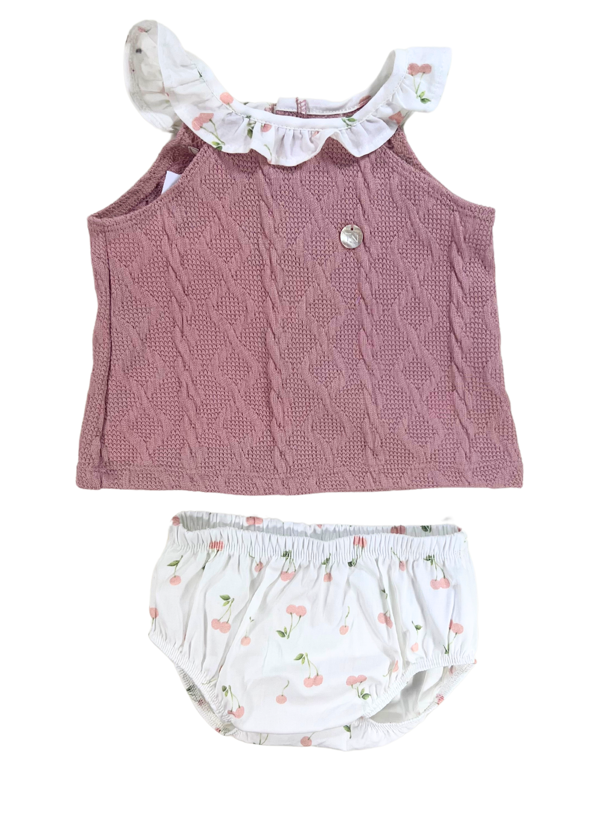 Conjunto Bebê Feminino Estilo Fashionista Cerejinhas - Trick Nick