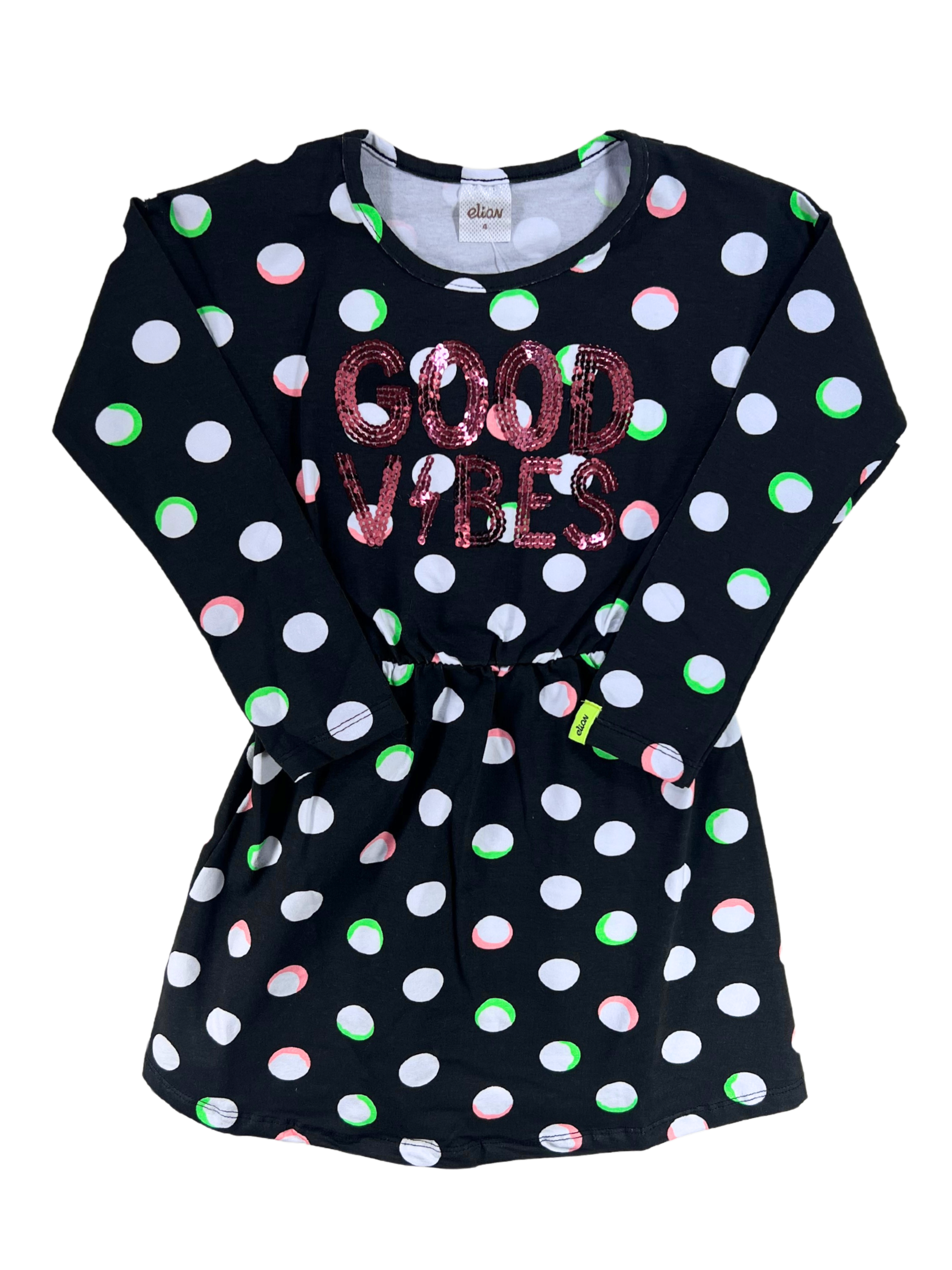 Vestido infantil Good Vibes Elian