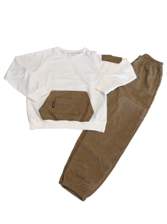 Conjunto Menino Meia Estação com Bolso Canguru - Albarella