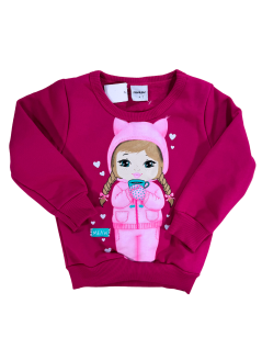 Blusão Bebê Menina de Tranças - Rovitex