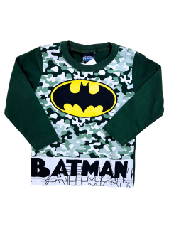 Camiseta Bebê Manga Longa Batman - Romitex