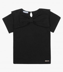 Blusa Menina Gola Formato de Laço - Trick Nick