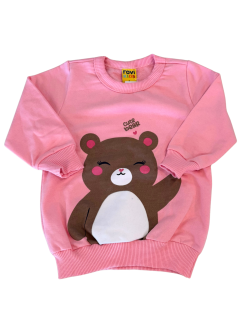 Blusão Infantil Feminino Cute Bear - Rovitex