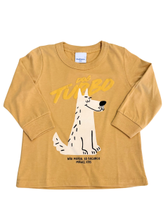 Camiseta Primeiros Passos Manga Longa Dog Turbo - Malwee