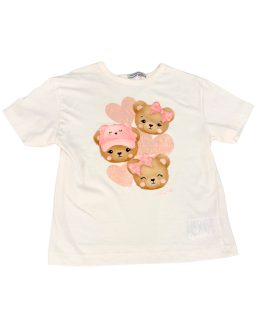 Blusa Infantil Feminina 3 Ursinhas  - Trick Nick