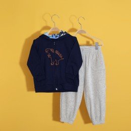 Conjunto Jaqueta Bordada Dino - Keko Baby