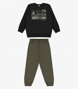 Conjunto Menino em Moletom Player - Rovitex