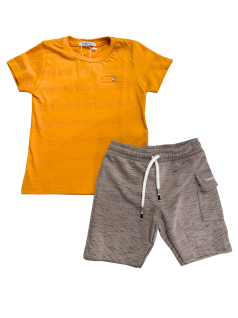 Conjunto Bebê Primeiros Passos Conforto e Estilo para os Pequenos Laranja - Trick Nick