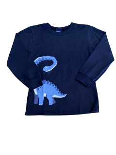 Camiseta Primeiros Passos Manga Longa Dino Yeah!! - Kiko Kika