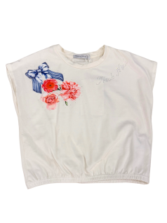 Blusa Infantil em Cotton Flores e Laços- Trick Nick