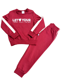 Conjunto infantil feminino Let Your True Self Shine  Malwee