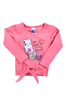 Camiseta Bebê Manga Longa Selfie Meow - Big Day