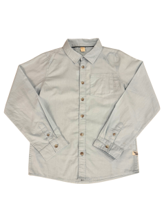 Camisa Infantil Manga Longa Lisa Azul Claro- Trick Nick