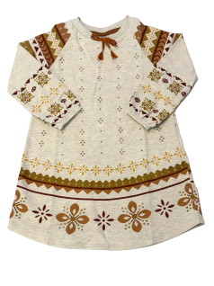 Vestido em Estampa Ancestral - Nanai