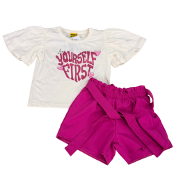 Conjunto Infantil Feminino Yourself First - Rovitex