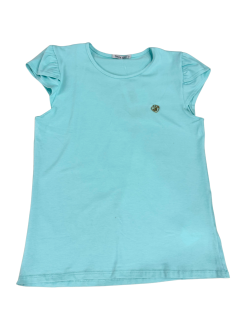 Blusa Infantil Cotton Liso com Detalhe de Coração - Trick Nick
