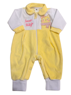 Macacão Bebê Sweet Baby em Plush Bum Calabum
