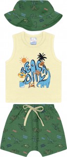 Conjunto Regata Beach com Chapéu - Fantoni