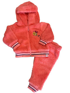 Conjunto Bebê Menina Inverno em Pelucia Elian