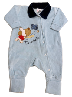 Macacão Bebê Baseball em Plush Celui