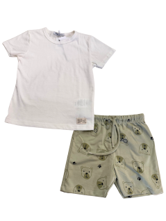 Conjunto Bebê Primeiros Passos Estampa de Ursinho - Trick Nick