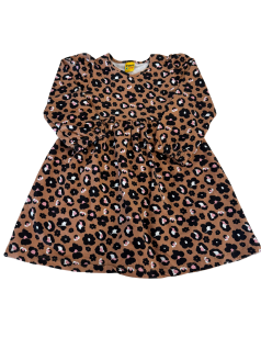 Vestido Infantil Molecotton com Estampa Animal - Rovitex
