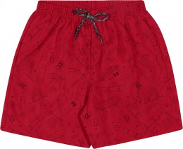 Shorts em Microfibra Menino Acqua Print - Fantoni