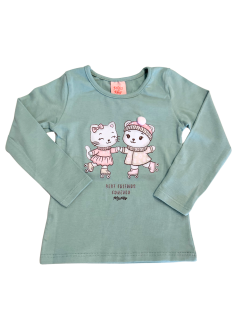 Blusa Primeiros Passos Manga Longa Best Friends Forever - Kely Kety