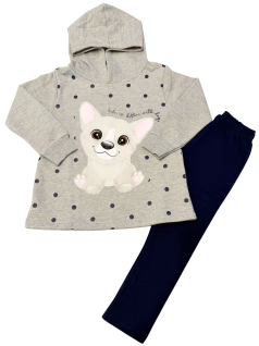 Conjunto Infantil Menina Life is Better with Dogs ForFun