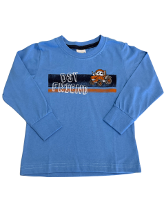 Camiseta Primeiros Passos Manga Longa Estampa Sortida - Radical Style