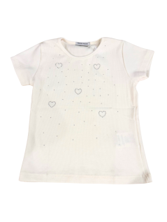 Blusa Infantil Canelada Corações  - Trick Nick