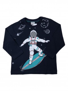 Camiseta Infantil Manga Longa Astronauta - Rovitex